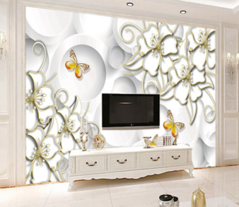 3D Embossed Butterfly 494
