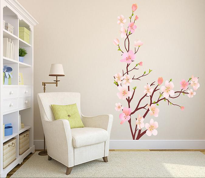3D Doodle Peach 076 Wall Stickers