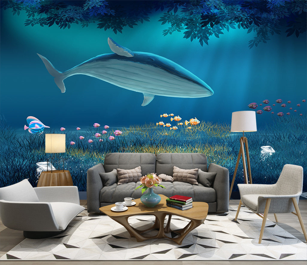 3D Deep Sea Fish WG413 Wall Murals