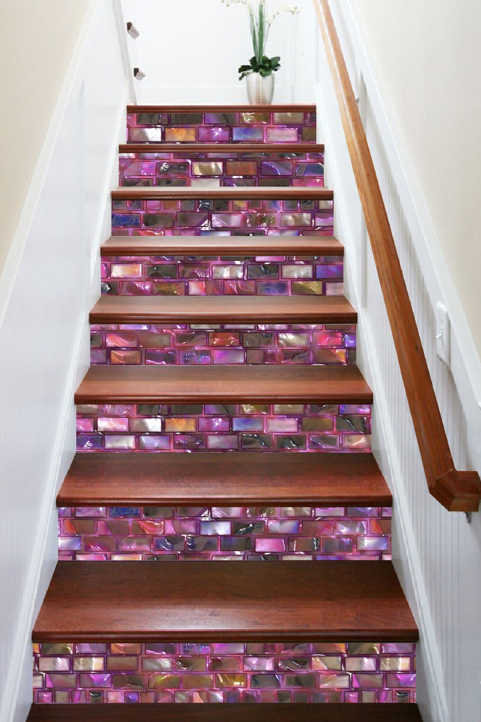 3D Crystal Bricks 1589 Stair Risers